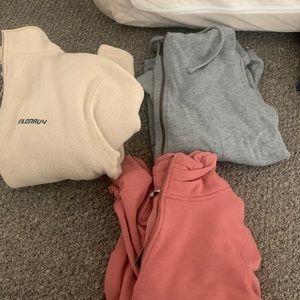 zipped sweatshirts
